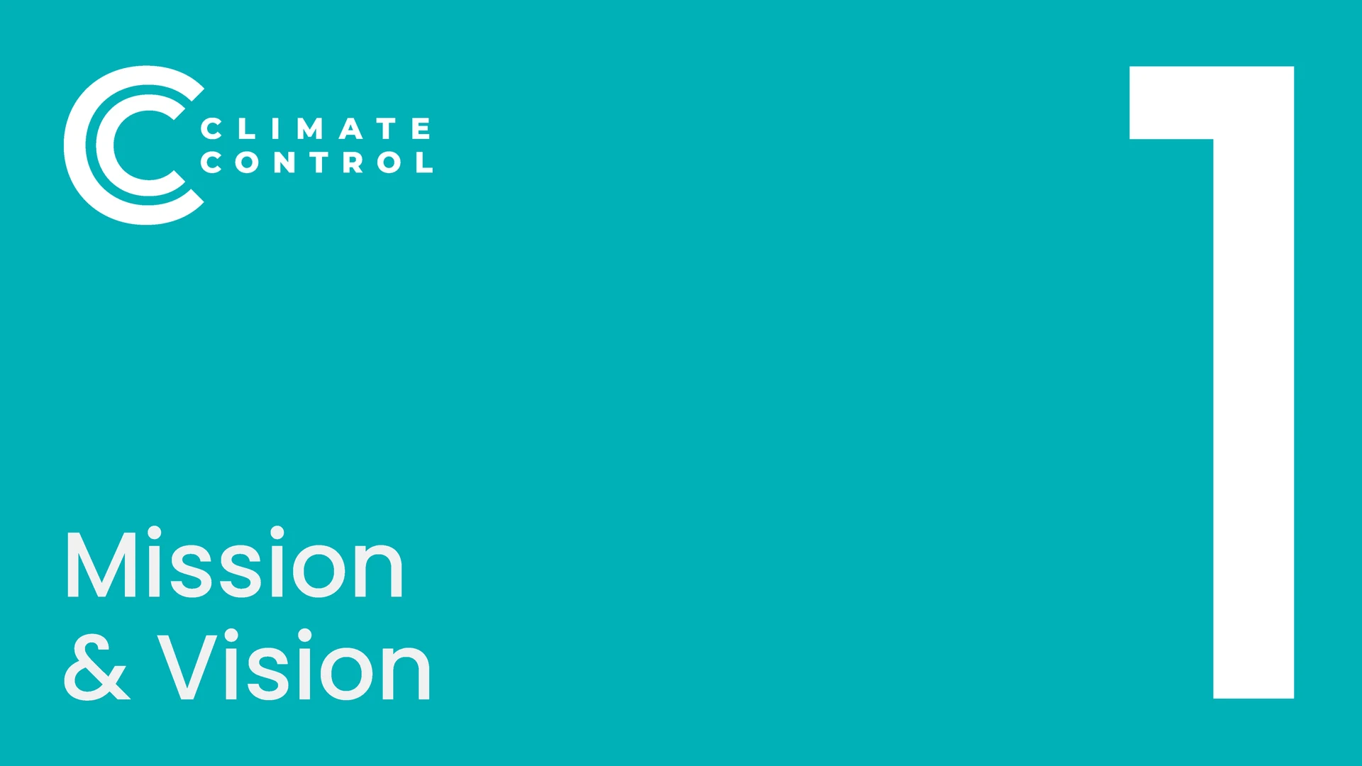 Climate Control Brand Guidelines — Climate Control Brand Guidelines Page 03