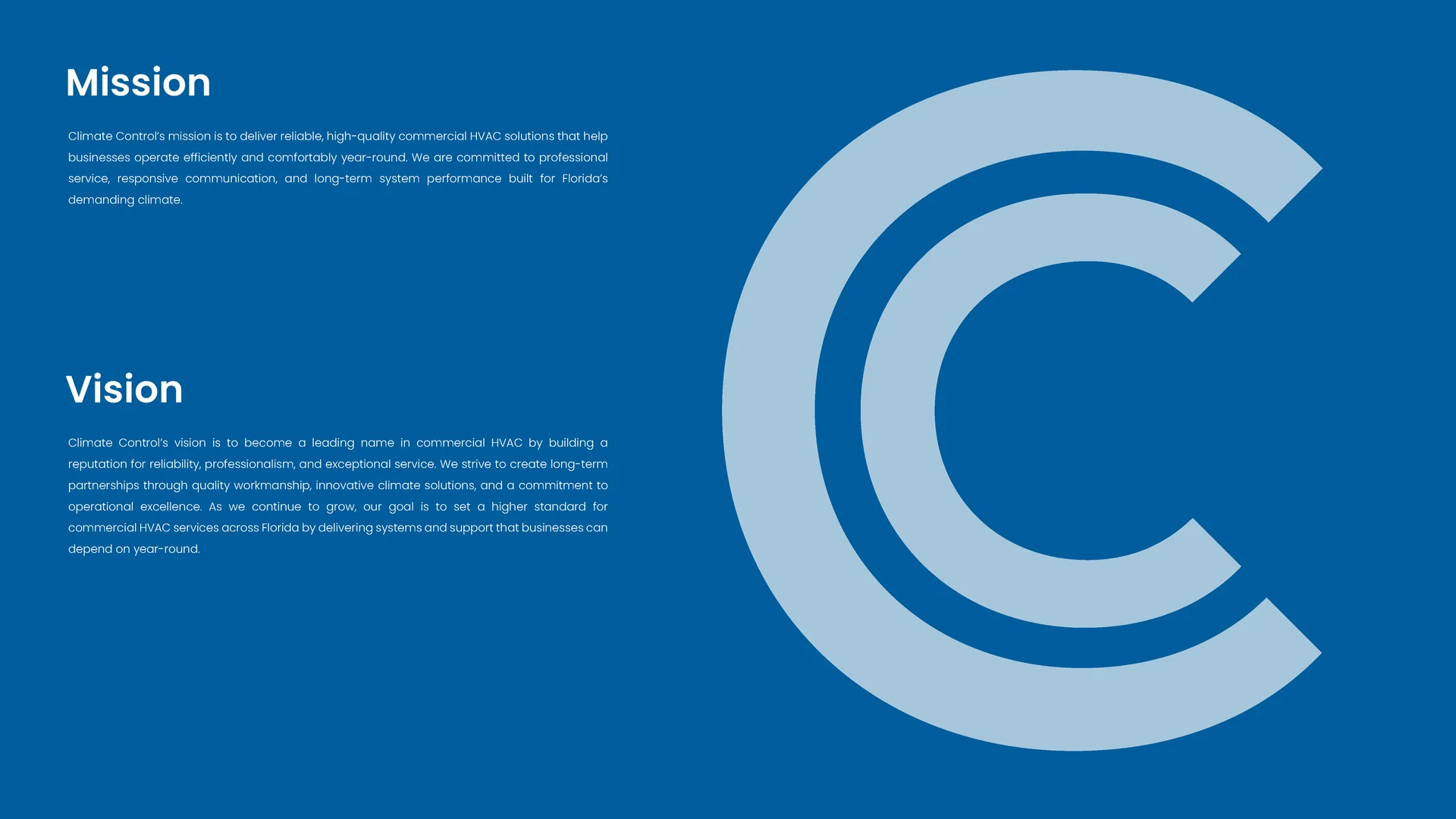 Climate Control Brand Guidelines — Climate Control Brand Guidelines Page 04