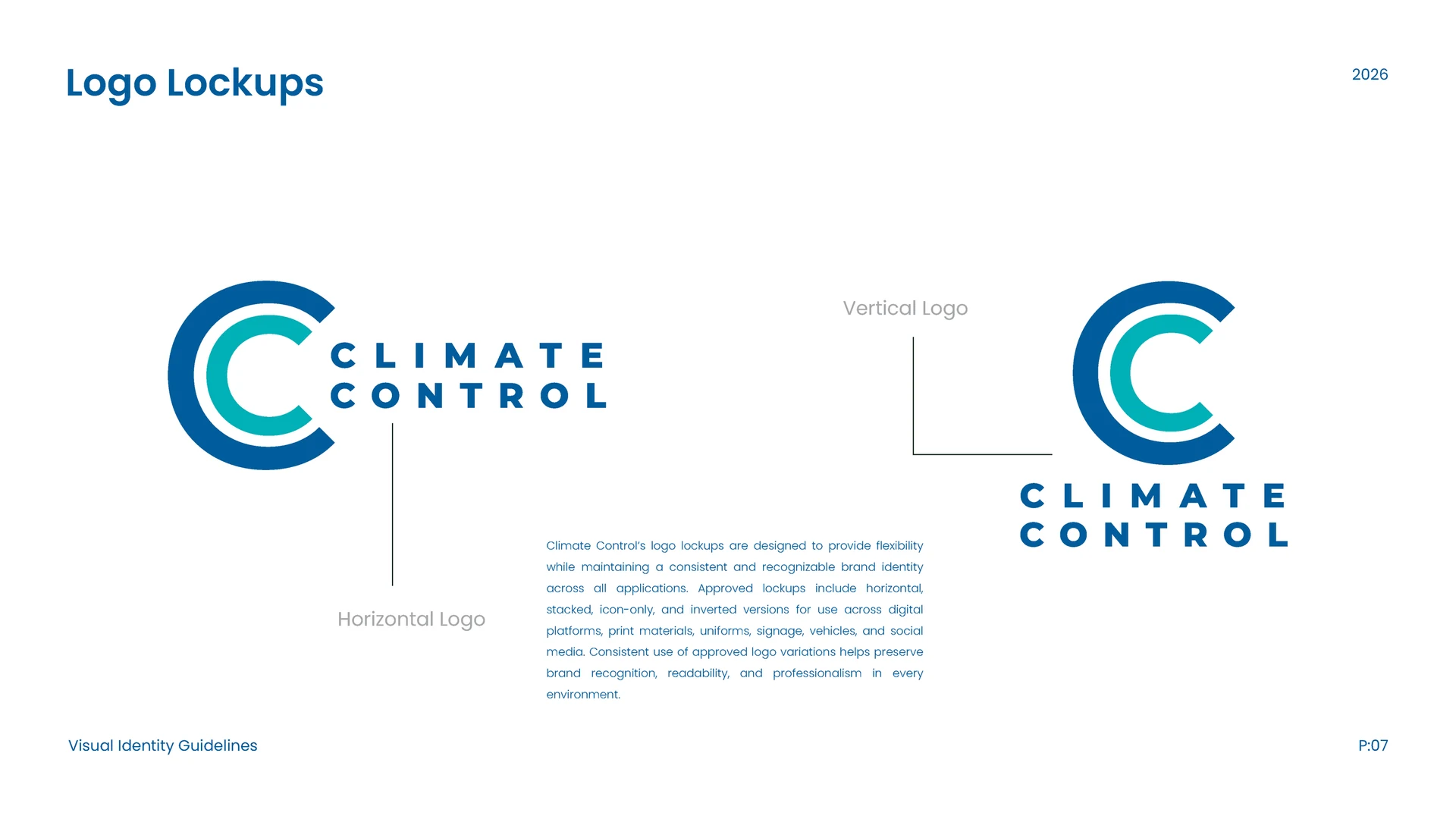Climate Control Brand Guidelines — Climate Control Brand Guidelines Page 07
