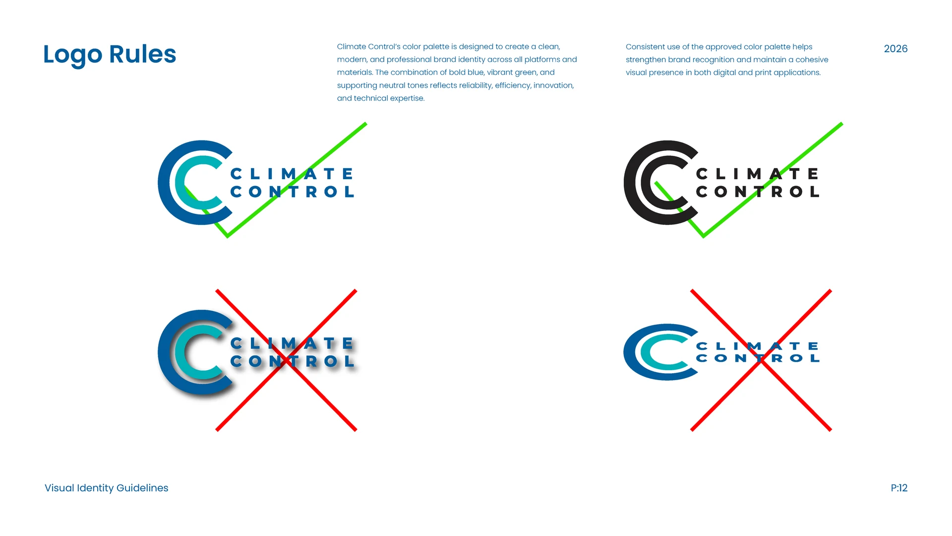 Climate Control Brand Guidelines — Climate Control Brand Guidelines Page 12