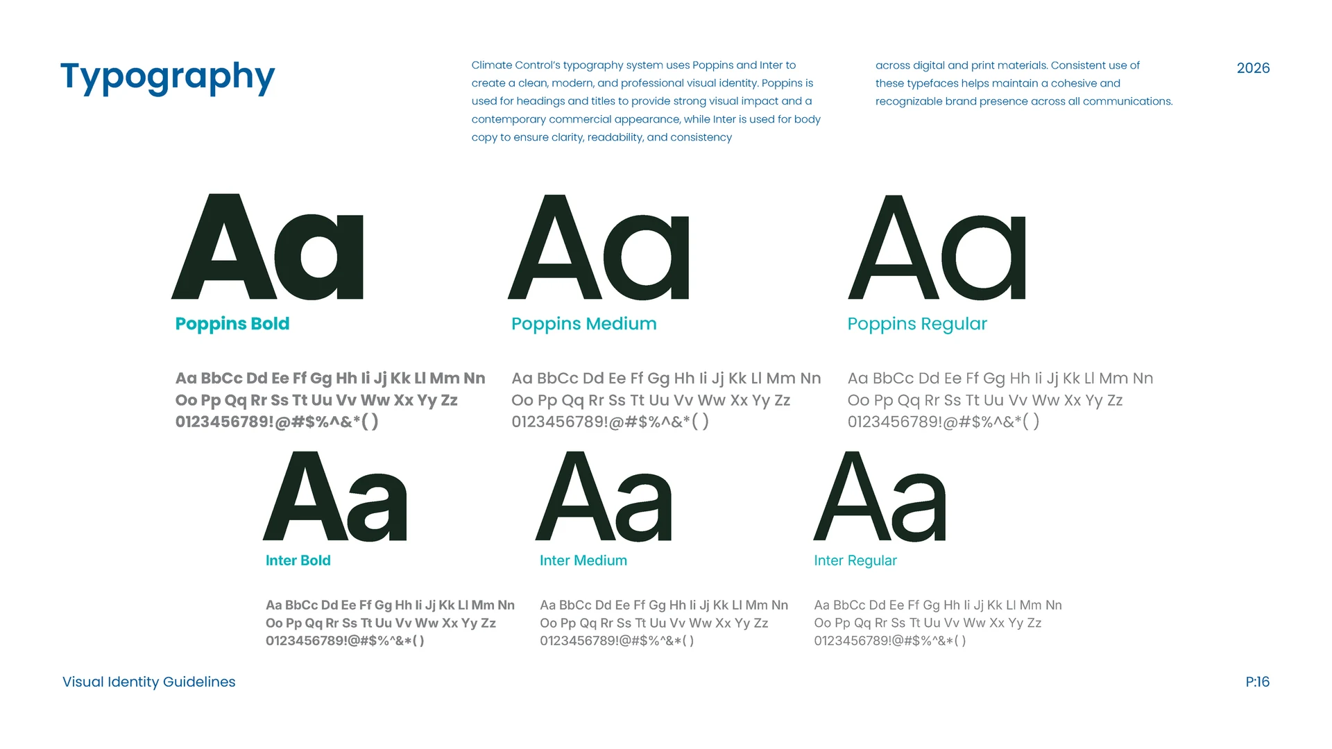 Climate Control Brand Guidelines — Climate Control Brand Guidelines Page 16