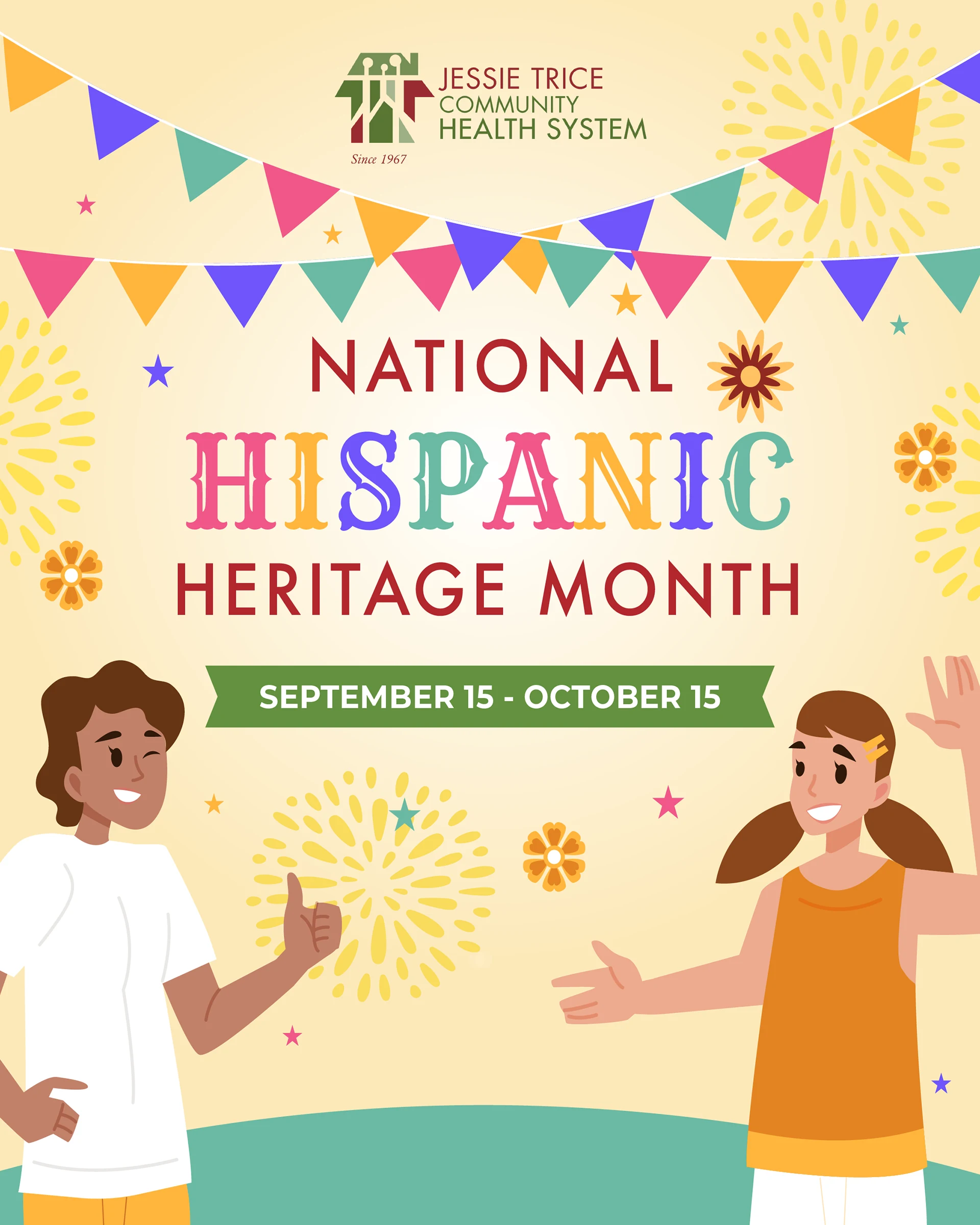 JESSIE TRICE COMMUNITY HEALTH SYSTEM - SOCIAL MEDIA — hispanic heritage